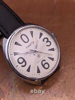 RARE Raketa BIG ZERO 2609. HA Montre soviétique pour homme vintage à bracelet fabriquée en URSS