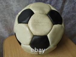 RARE Soviétique URSS Ballon de Football en Cuir Vintage Sportif