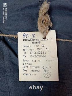 RARE Uniforme de l'Armée Soviétique Russe d'Hiver Afghanka URSS Afghanistan