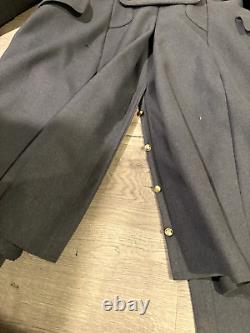 RARE VINTAGE Étoile soviétique russe de l'URSS de l'Armée rouge Manteau uniforme en laine militaire