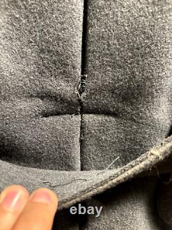 RARE VINTAGE Étoile soviétique russe de l'URSS de l'Armée rouge Manteau uniforme en laine militaire