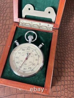 RARE chronomètre soviétique russe vintage 1/60 seconde SLAVA. URSS