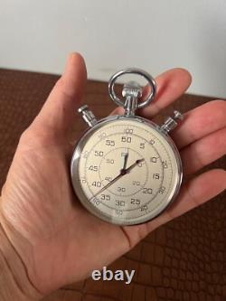 RARE chronomètre soviétique russe vintage 1/60 seconde SLAVA. URSS