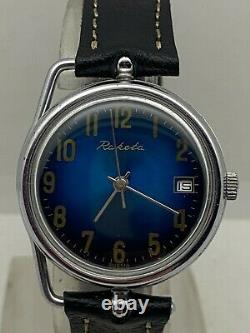 Raketa Clamp Vintage Soviet Russe Men's Wristwatch Urss. Collecteurs Rare