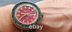 Raketa Montre Homme Russe Soviétique Vintage CCCP des Villes du Temps Mondial