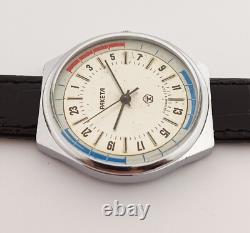 Raketa Polar 24 HEURES Montre-bracelet mécanique soviétique URSS russe #689
