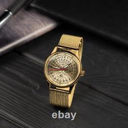 Raketa Polar Vintage URSS 24h Mécanique Montre-bracelet russe soviétique pour homme avec cadran d'ours