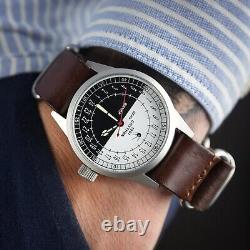 Raketa Vintage 24h Mécanique Sputnik Montre Bracelet Homme Russe Cadran Soviétique URSS Rare