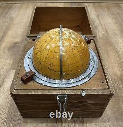 Rare Russian STAR Celestial Globe fabriqué en 1979 URSS! Soviétique