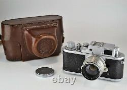Rare Urss Russe Zorki 3m Leica Copy Camera + Jupiter-8 Lens, F2/50