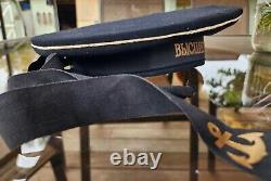 Rare casquette de marin soviétique de l'URSS vintage 1973