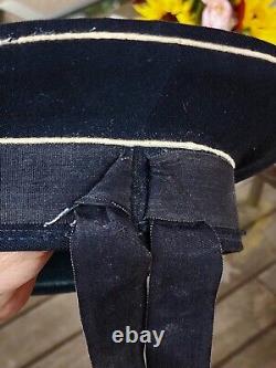 Rare casquette de marin soviétique de l'URSS vintage 1973