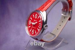 Red Raketa Big Zero Russie Soviet Urss Classique Mécanique Watch 2609 Excellent