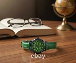 Regarder Raketa 24h Automatique Poignet Cadran Vert Polaire Homme Russe Soviétique URSS Rare
