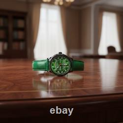 Regarder Raketa 24h Automatique Poignet Cadran Vert Polaire Homme Russe Soviétique URSS Rare