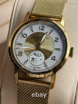 Regardez la montre Raketa Sputnik Mécanique Kirova Vintage Soviétique URSS Russe pour Hommes Espace