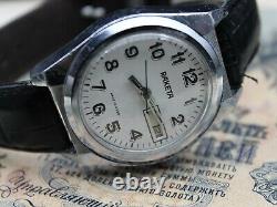 Rêve? Vieille Urss Russie Soviet Mécanique Montre De Poignet Raketa Serviced