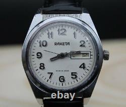 Rêve? Vieille Urss Russie Soviet Mécanique Montre De Poignet Raketa Serviced