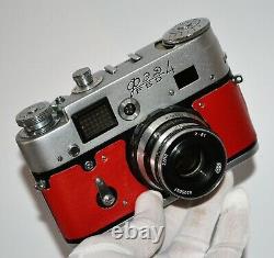 Russe Urss Fed 4 Red Corde Caméra + Industrier-61 Objectif, Full Set, Réparation (6)