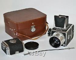 Russe Urss Salut Moyen Camera Format + Industar-29, F2.8 / 80 Lens, Coffret