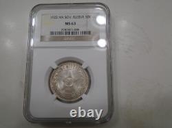 Russie 50 kopeks 1922 NGC 63