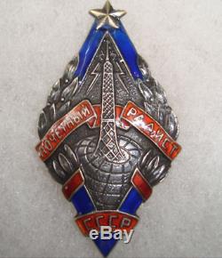 Russie Russie Soviétique Urss Ordre Médaille Badge D'argent D'honneur De L'opérateur Radio