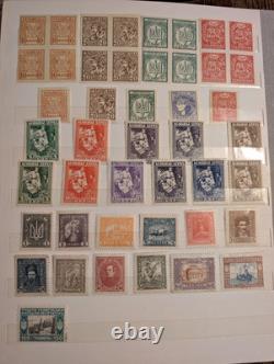 Russie URSS Ukraine Pays baltes + Collection de timbres des républiques 1200+ surcharges neuves