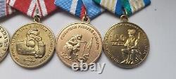 SOLDE ! Ensemble de 10 médailles rares différentes de l'URSS soviétique russe N°3
