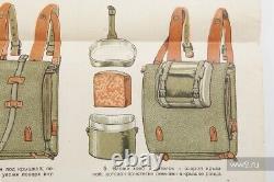 Sac à dos de type précoce de la Seconde Guerre mondiale pour équipement d'assaut sur le terrain Armée rouge Russie URSS