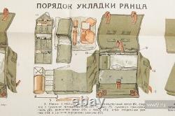 Sac à dos de type précoce de la Seconde Guerre mondiale pour équipement d'assaut sur le terrain Armée rouge Russie URSS