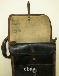 Sac de champ NCO de l'Armée rouge soviétique Russe de la Seconde Guerre mondiale. Cuir synthétique. 1941
