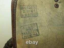 Sac de champ NCO de l'Armée rouge soviétique Russe de la Seconde Guerre mondiale. Cuir synthétique. 1941