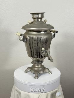 Samovar électrique soviétique de 1975, urne à thé russe 16 URSS avec cordon et livret vintage