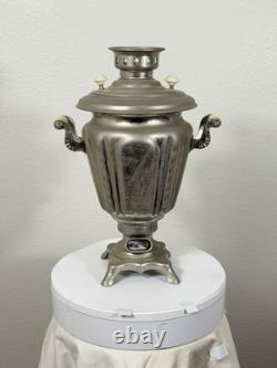Samovar électrique soviétique de 1975, urne à thé russe 16 URSS avec cordon et livret vintage