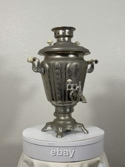 Samovar électrique soviétique de 1975, urne à thé russe 16 URSS avec cordon et livret vintage