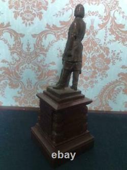 Sculpture Soviétique Russe Bronze Figurine Statue Peter Le Grand Tsar Urss