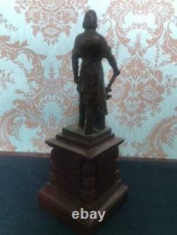 Sculpture Soviétique Russe Bronze Figurine Statue Peter Le Grand Tsar Urss