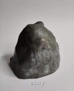 Sculpture en métal vintage soviétique Ussr russe - La tristesse de la mère - Evgeny Vuchetich