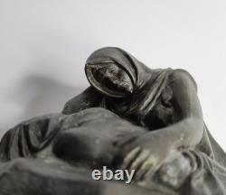 Sculpture en métal vintage soviétique Ussr russe - La tristesse de la mère - Evgeny Vuchetich