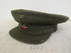 Seconde Guerre Mondiale Officiers Soviétiques Russe Champ Visor Hat