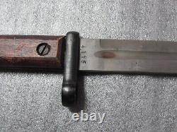 Seconde Guerre mondiale Armée soviétique russe SVT-40 Couteau épée baïonnette Type précoce 1940