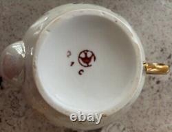 Service à thé en porcelaine vintage pour 6 personnes de l'URSS soviétique