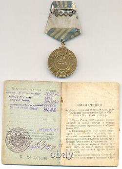 Soviet Russe Urss Documenté Médaille De Nakhimov #1287
