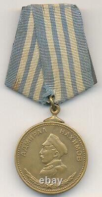 Soviet Russe Urss Documenté Médaille De Nakhimov #1287