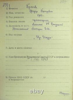 Soviet Russie Urss A Étudié L'ordre De L'étoile Rouge #9482 Pour La Guerre Finlandaise