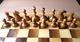 Soviet Urss 1950s Chess Set En Bois Russe Vintage Tournoi Antique Rare