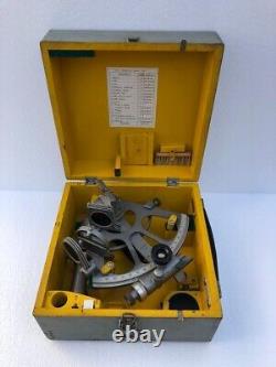 Soviétique Russe URSS 1984 Marine Marine Sextant Instrument de navigation nautique