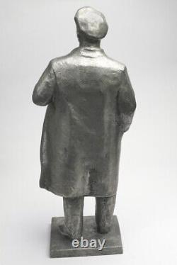 Statue figurine russe soviétique de collection de Lénine, propagande communiste URSS vintage, 37cm.