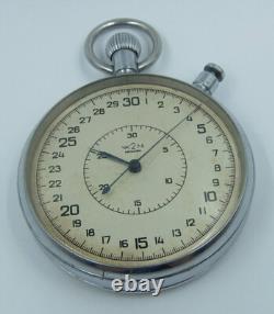TRÈS RARE Chronomètre 2Mchz Slava URSS Russe Soviétique 15 bijoux 003446 1-56