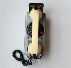 Téléphone Vintage Urss Soviétique Rare Marine Russe Téléphone De Navire Tournant, Disque Tac-m